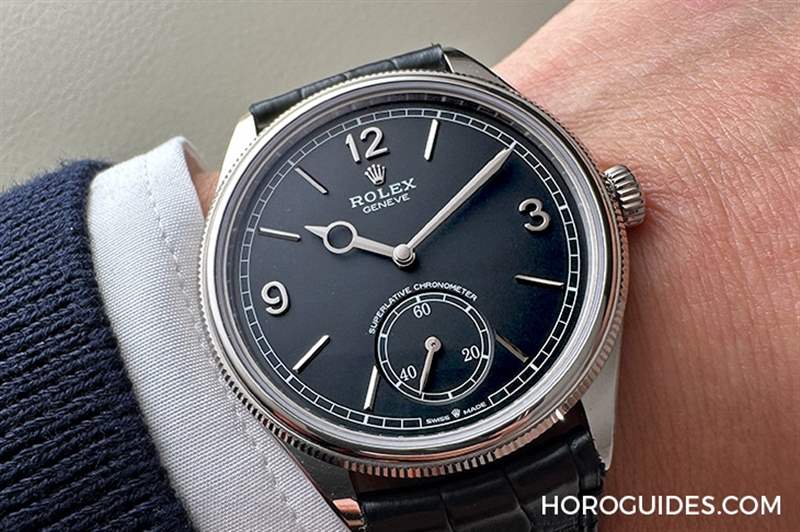 ROLEX - 勞力士全新系列Perpetual 1908，小三針、貴金屬、7140新機芯配透明底蓋