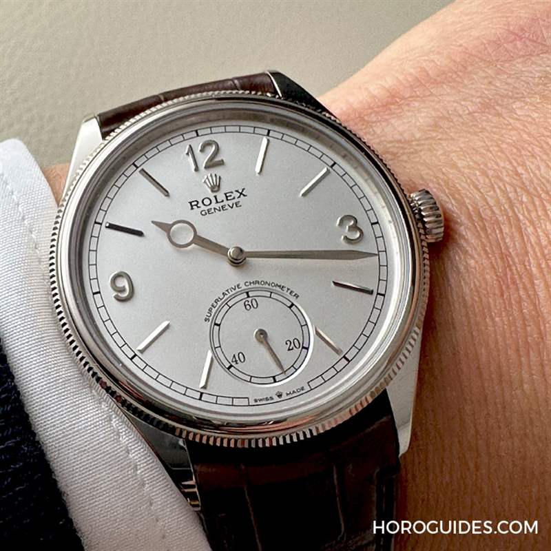 ROLEX - 勞力士全新系列Perpetual 1908，小三針、貴金屬、7140新機芯配透明底蓋