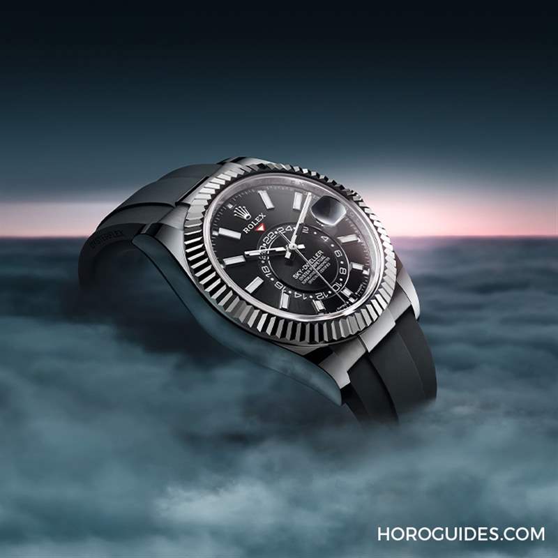 ROLEX - 勞力士天行者Sky-Dweller半金材質推出薄荷綠新色，玫瑰金材質搭配專屬藍綠色表盤