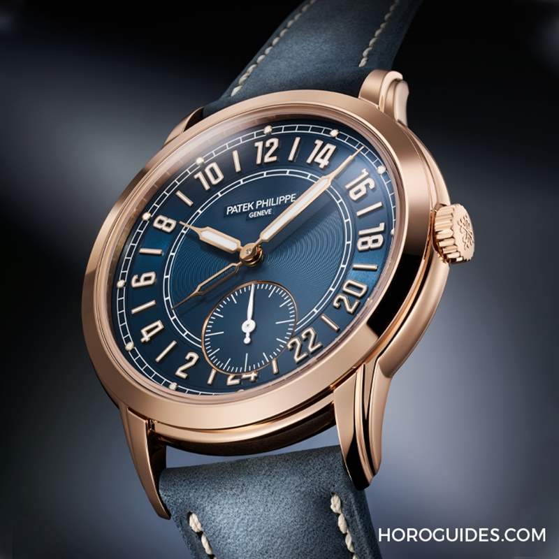 PATEK PHILIPPE - 百達翡麗Calatrava 5224R-001兩地時間腕表原創(chuàng)二十四小時顯示