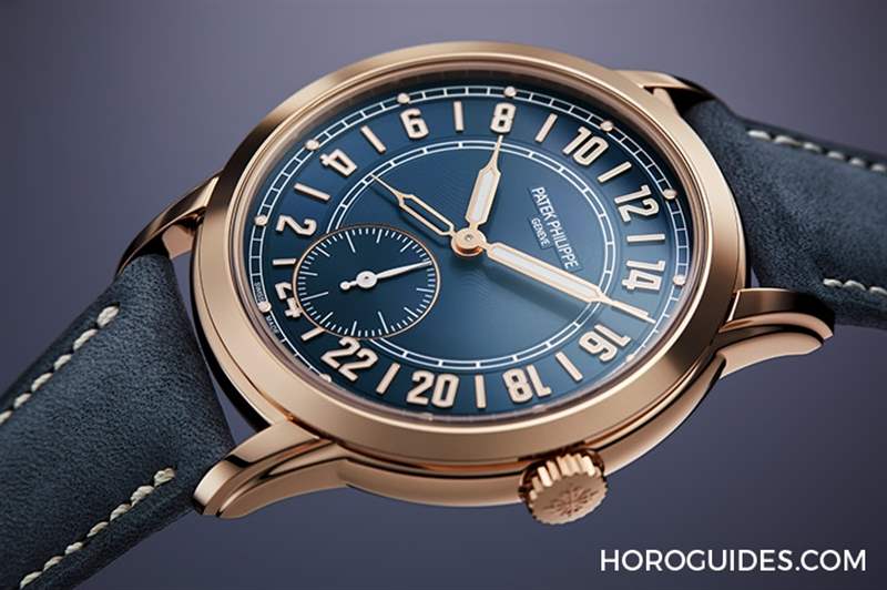 PATEK PHILIPPE - 百達翡麗Calatrava 5224R-001兩地時間腕表原創(chuàng)二十四小時顯示