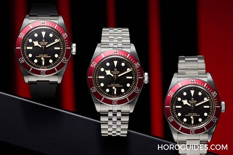 TUDOR - 是否有Jubilee鏈帶的表迷？ 帝舵TUDOR Black Bay酒紅圈搭配五節(jié)鏈帶，升級(jí)METAS認(rèn)證