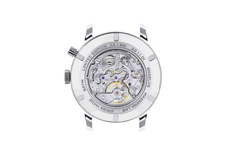 全新Angelus x Massena Lab計(jì)時(shí)碼表的機(jī)芯