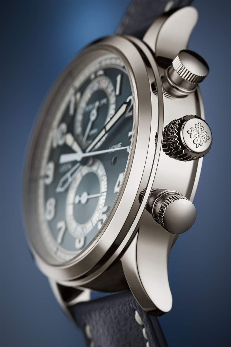 百達(dá)翡麗飛行員旅行時間計(jì)時腕表