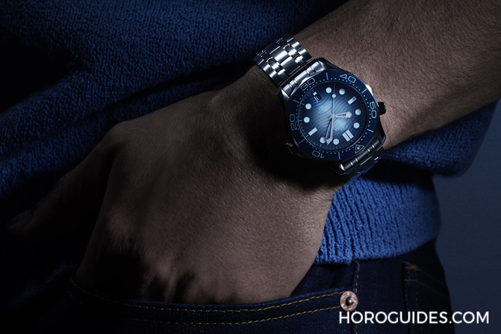 OMEGA - OMEGA海馬系列75周年，夏日藍(lán)面11員全新報(bào)到！ 色調(diào)深淺絕妙對(duì)應(yīng)防水深度