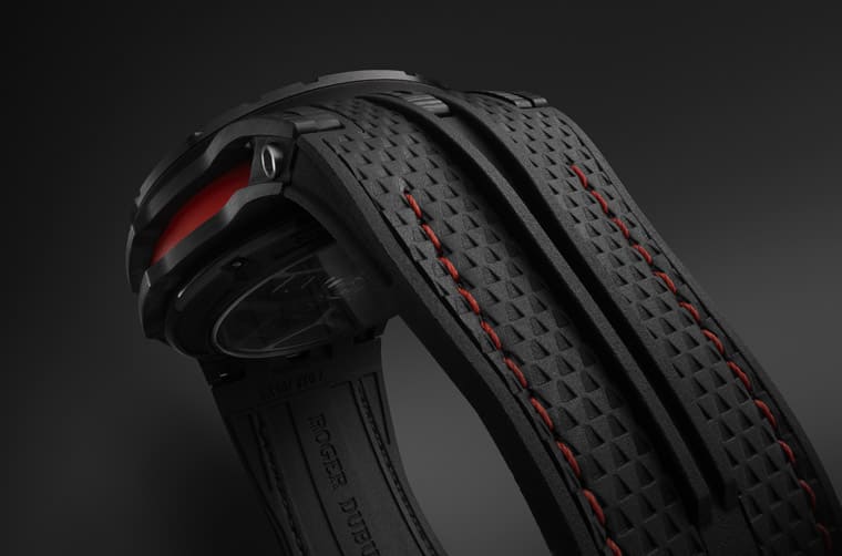 羅杰杜彼王者競速飛返計時碼表含有兩項申請中專利手表設計靈感、特色、規格一次看