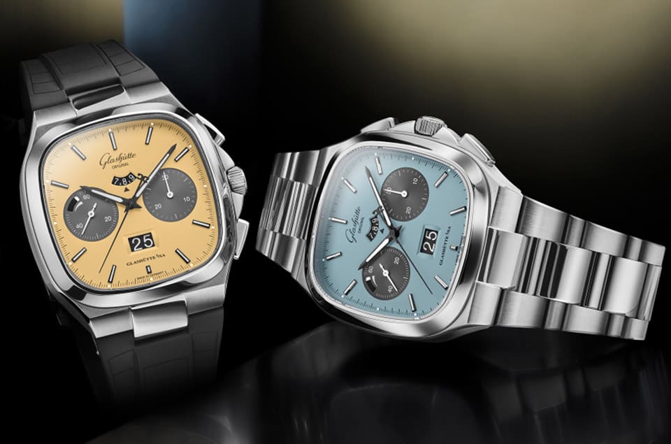 GO格拉蘇蒂原創(chuàng)Seventies計(jì)時(shí)碼表追加兩款新色面盤TIFFANY藍(lán)也入列