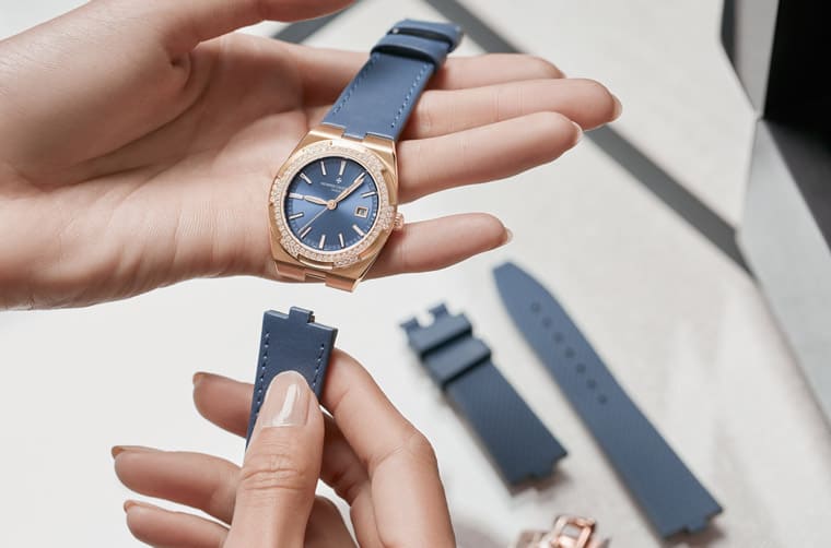 Overseas石英女表特有「晴山藍(lán)」面盤(pán)江詩(shī)丹頓專(zhuān)為這個(gè)國(guó)家限量打造