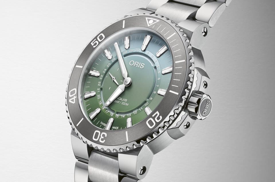 ORIS二度與瓦登海共同秘書處合作發(fā)行Aquis聯(lián)名潛水表面盤和表背設計都有故事