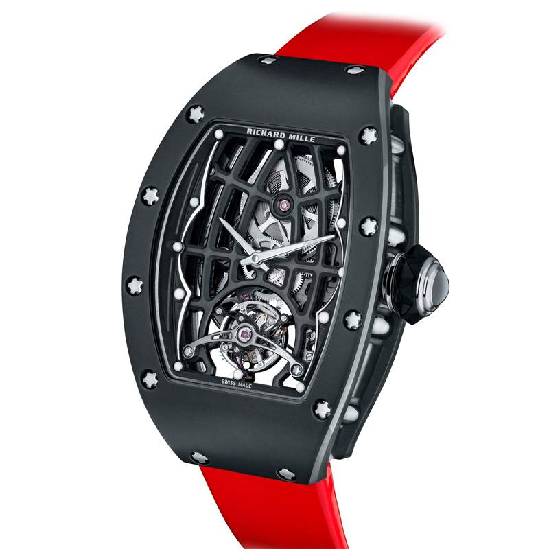 理查米爾推出RM 74-01和RM 74-02鏤空表盤(pán)陀飛輪腕表：陶瓷表殼，金碳纖維表殼