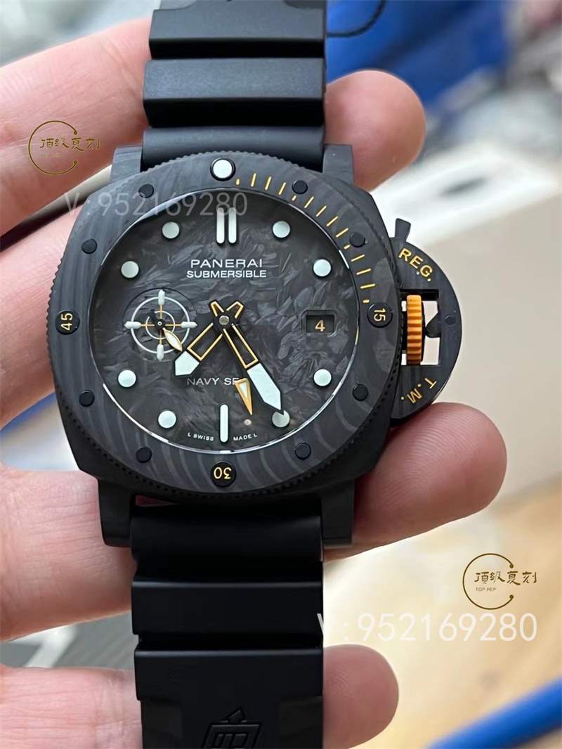 VS廠(SBF廠)沛納海碳纖維pam1324海豹突擊隊(duì)限量版做工評(píng)測(cè)