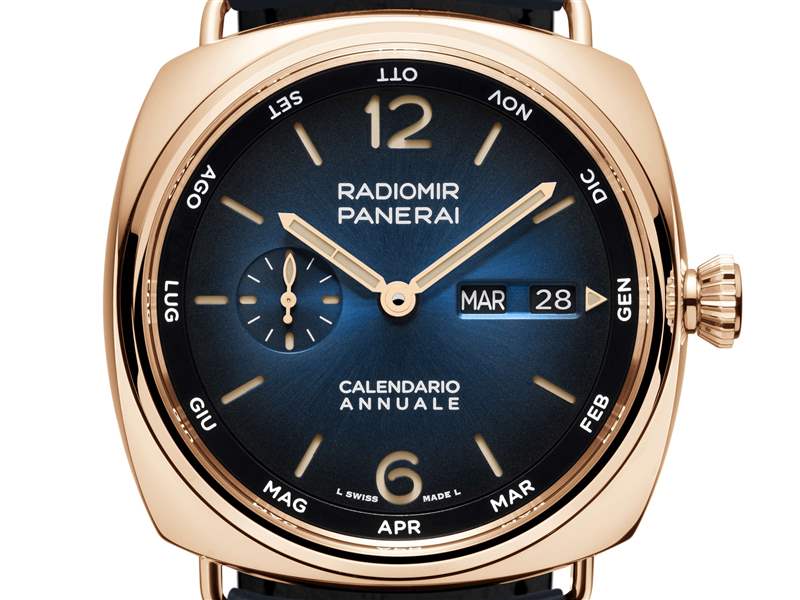 沛納海新品亮點：Radiomir Annual Calendar年歷功能，Radiomir California復古做舊表殼