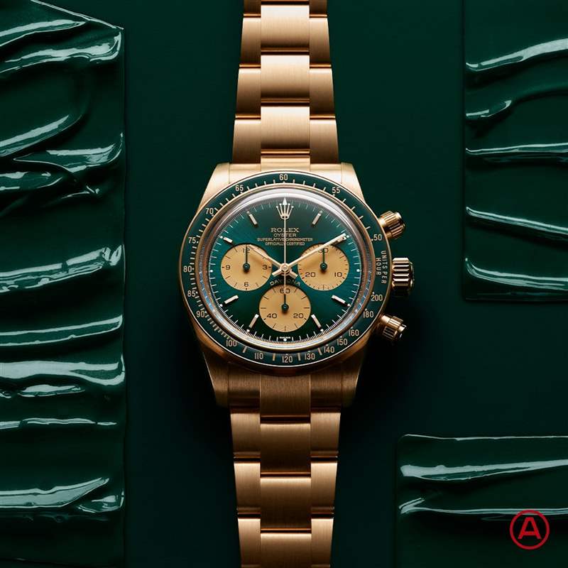 ROLEX綠金迪也改裝？古董表友將Daytona 116508改成蜜糖綠復(fù)古風(fēng)