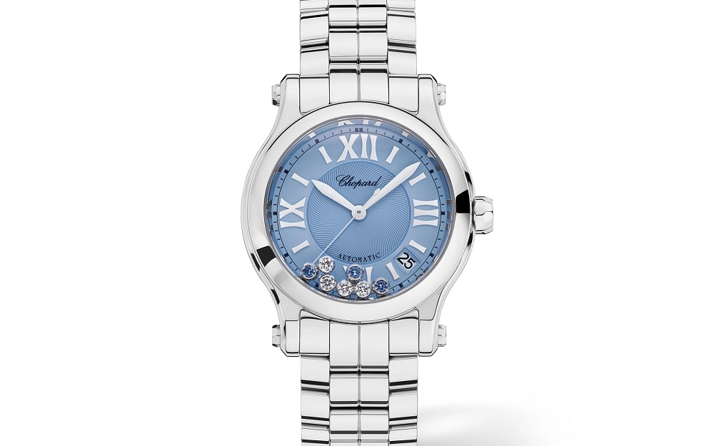 蕭邦推出冰藍(lán)色表盤Happy Sport 36mm女士腕表