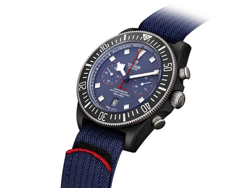 『新表』帝舵推出Pelagos FXD Alinghi Red Bull Racing Edition大三針腕表和計時碼表：碳復合材料表殼，藍白灰帆船色