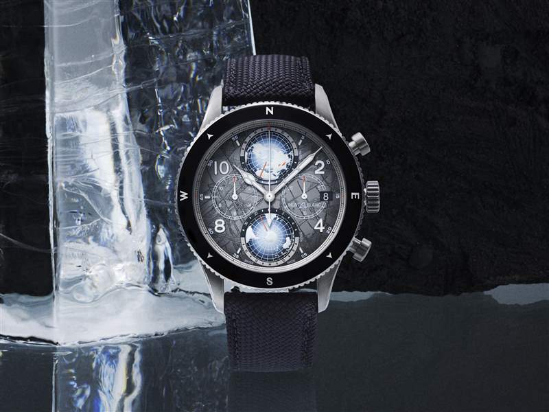 Montblanc新品亮點：1858無氧表殼世界時計時碼表，Minerva翻轉機芯計時碼表