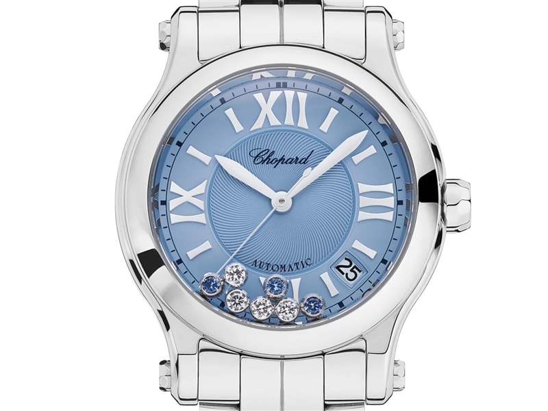 蕭邦推出冰藍(lán)色表盤Happy Sport 36mm女士腕表
