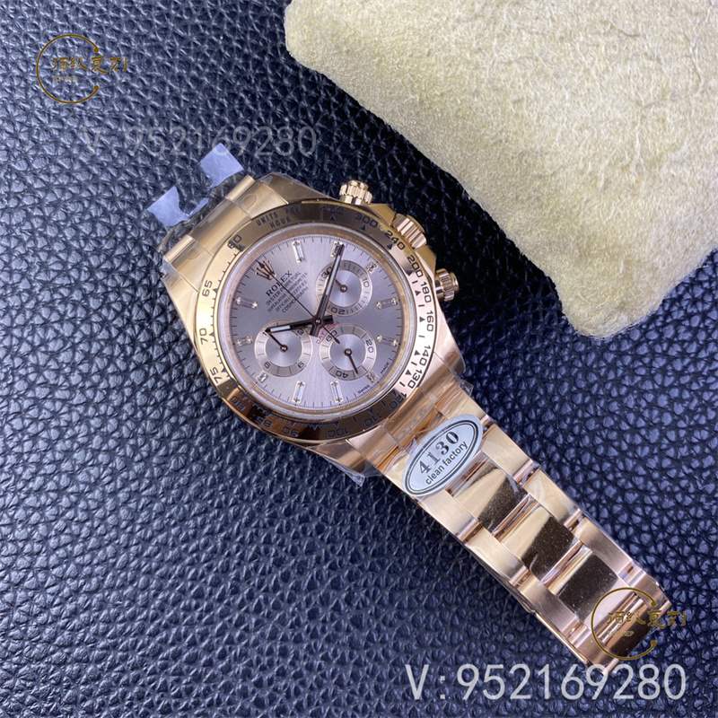 Clean廠C廠迪通拿全金莫桑鉆做工如何,表殼鍍金會(huì)掉色嗎