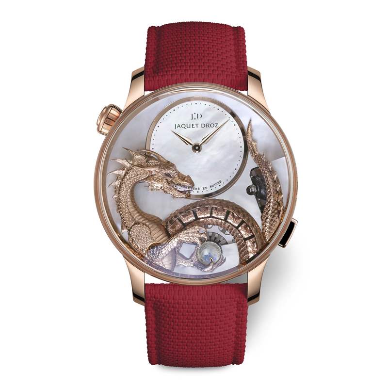Jaquet Droz推出Dragon Automaton《指環(huán)王》巨龍主題腕表：手工金雕與機(jī)巧結(jié)構(gòu)