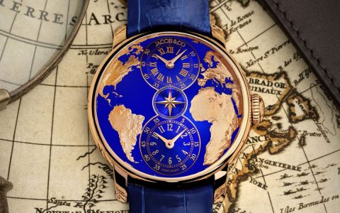 JACOB & CO.新款兩地時(shí)間手表創(chuàng)作背景有洋蔥兩套獨(dú)立顯示閱讀時(shí)間易如反掌