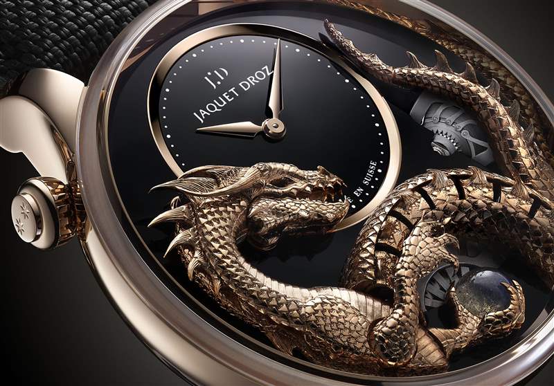 Jaquet Droz推出Dragon Automaton《指環(huán)王》巨龍主題腕表：手工金雕與機(jī)巧結(jié)構(gòu)