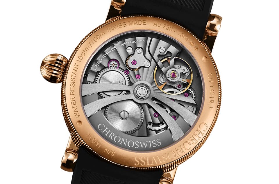 CHRONOSWISS瑞寶回歸臺(tái)灣市場(chǎng)創(chuàng)立40周年呈獻(xiàn)限量大作Delphis Oracle手表