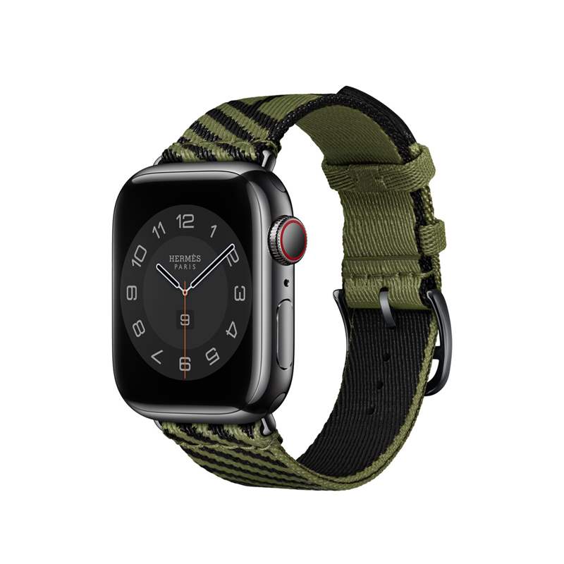 Hermès推出Apple Watch表帶新作：馬術鏈條元素，鏤孔H圖案