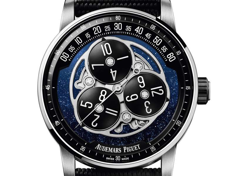 愛(ài)彼推出Code 11.59 Starwheel「星輪」數(shù)字轉(zhuǎn)盤(pán)腕表