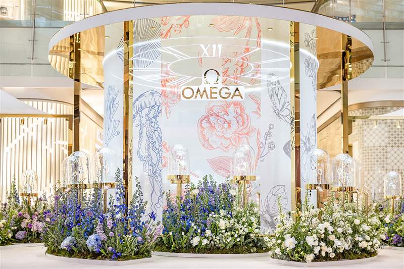 OMEGA「她的時(shí)光」腕表作品展亮相深圳：時(shí)間奇境花園