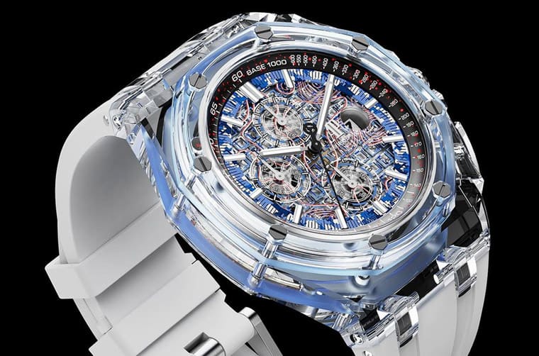 超吸睛！主打迷彩軍事風的透明皇家橡樹離岸型計時碼表