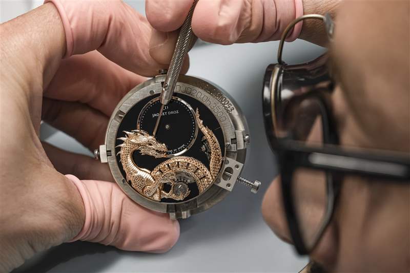Jaquet Droz推出Dragon Automaton《指環(huán)王》巨龍主題腕表：手工金雕與機(jī)巧結(jié)構(gòu)
