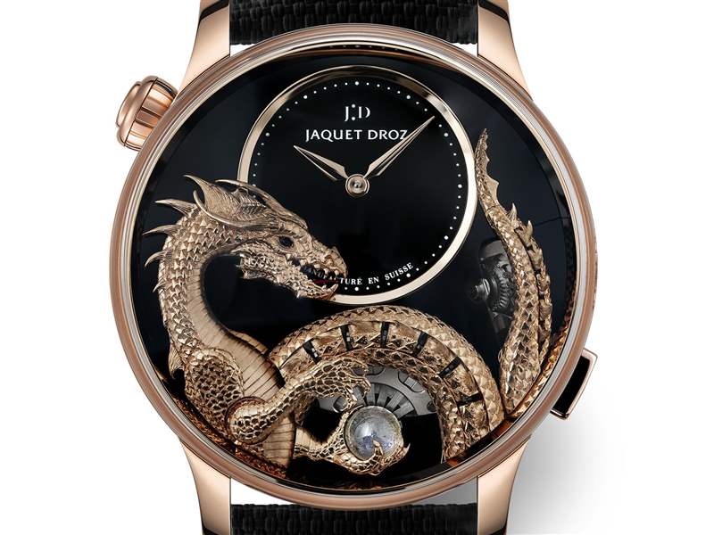 Jaquet Droz推出Dragon Automaton《指環(huán)王》巨龍主題腕表：手工金雕與機(jī)巧結(jié)構(gòu)