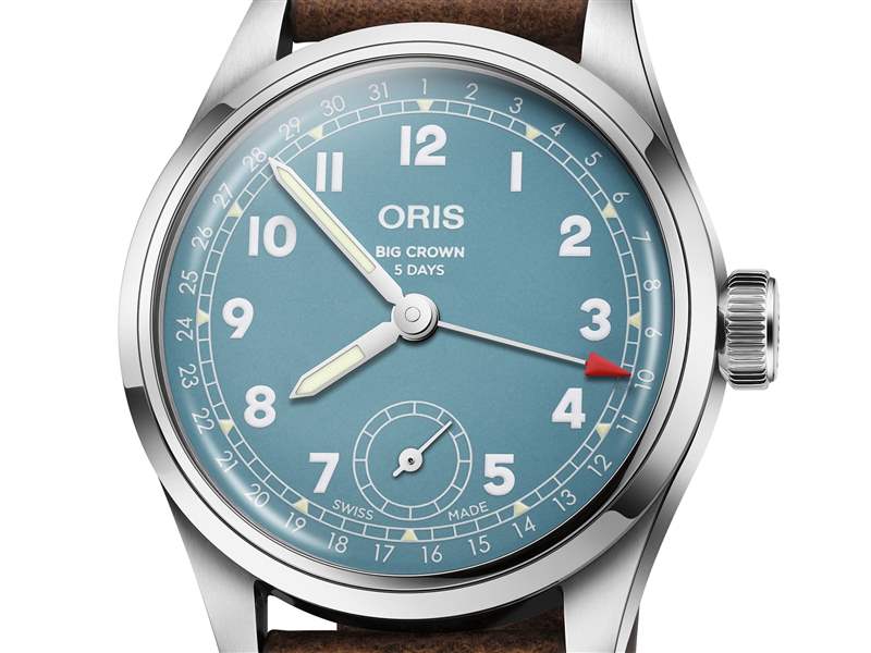 Oris推出Big Crown Calibre 473大表冠手動上鏈日歷腕表