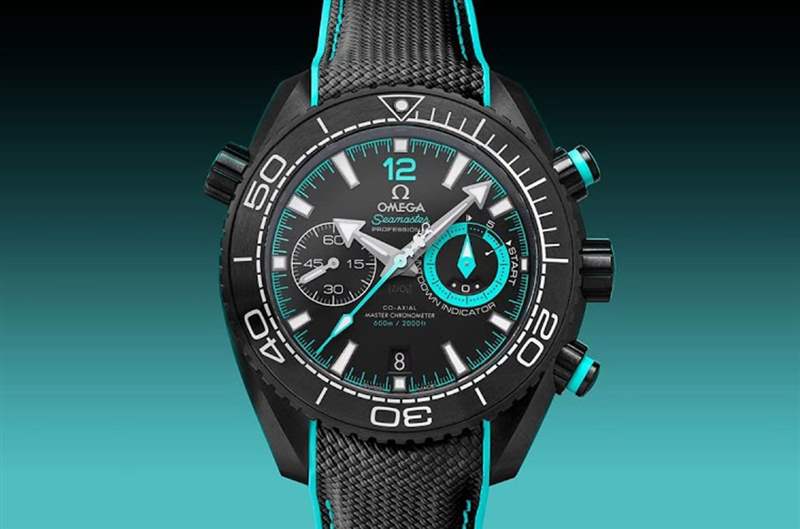 歐米茄以海馬Planet Ocean計(jì)時(shí)碼表為基礎(chǔ)創(chuàng)作最新阿聯(lián)酋航空紐西蘭ETNZ船隊(duì)聯(lián)名表