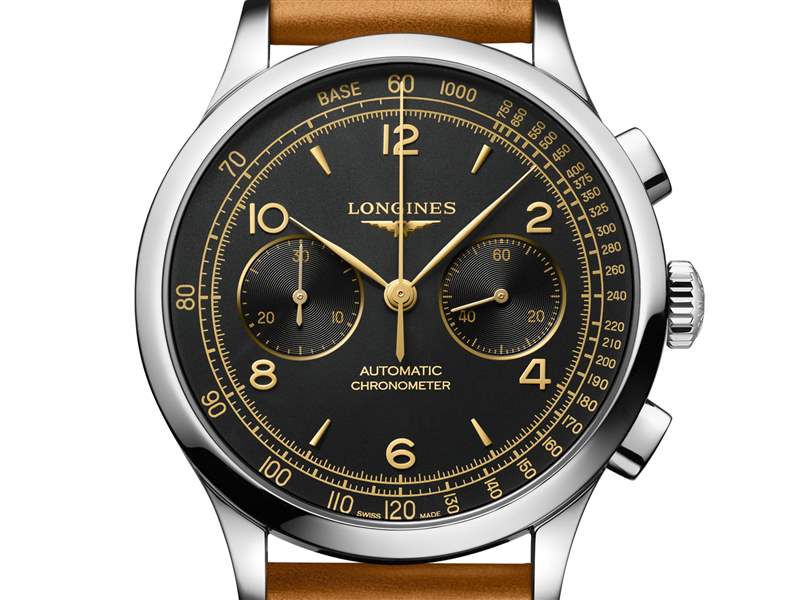 浪琴推出Record Heritage復古風格計時碼表：四十年代靈感