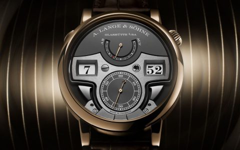 朗格Zeitwerk十進制三問表改采品牌獨家蜂蜜金材質亮相