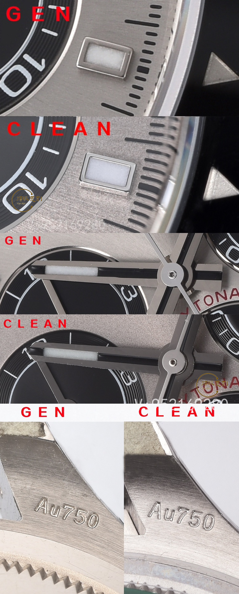 Clean廠C廠4131機(jī)芯勞力士水泥灰迪通拿對(duì)比正品如何,細(xì)節(jié)怎么樣