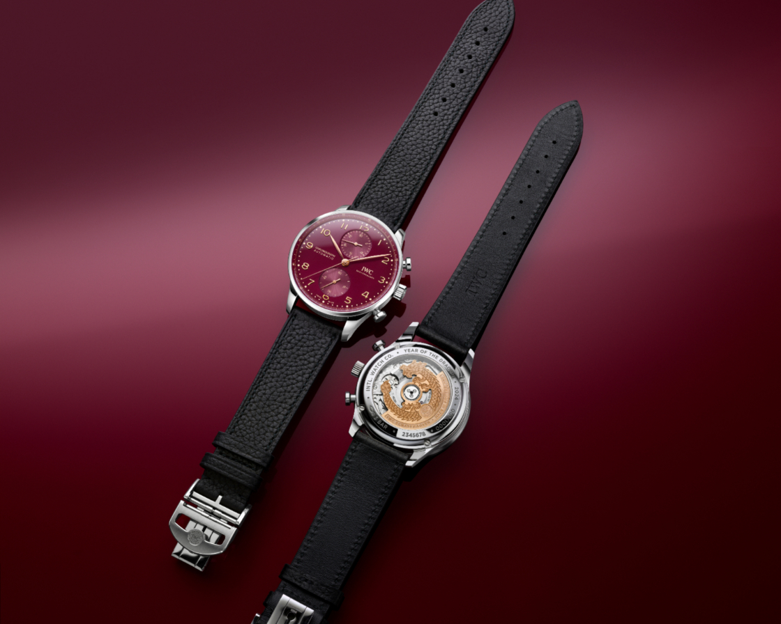 紅火開(kāi)年、騰龍?jiān)诒常?IWC Portugieser系列計(jì)時(shí)碼表龍年特別版登場(chǎng)