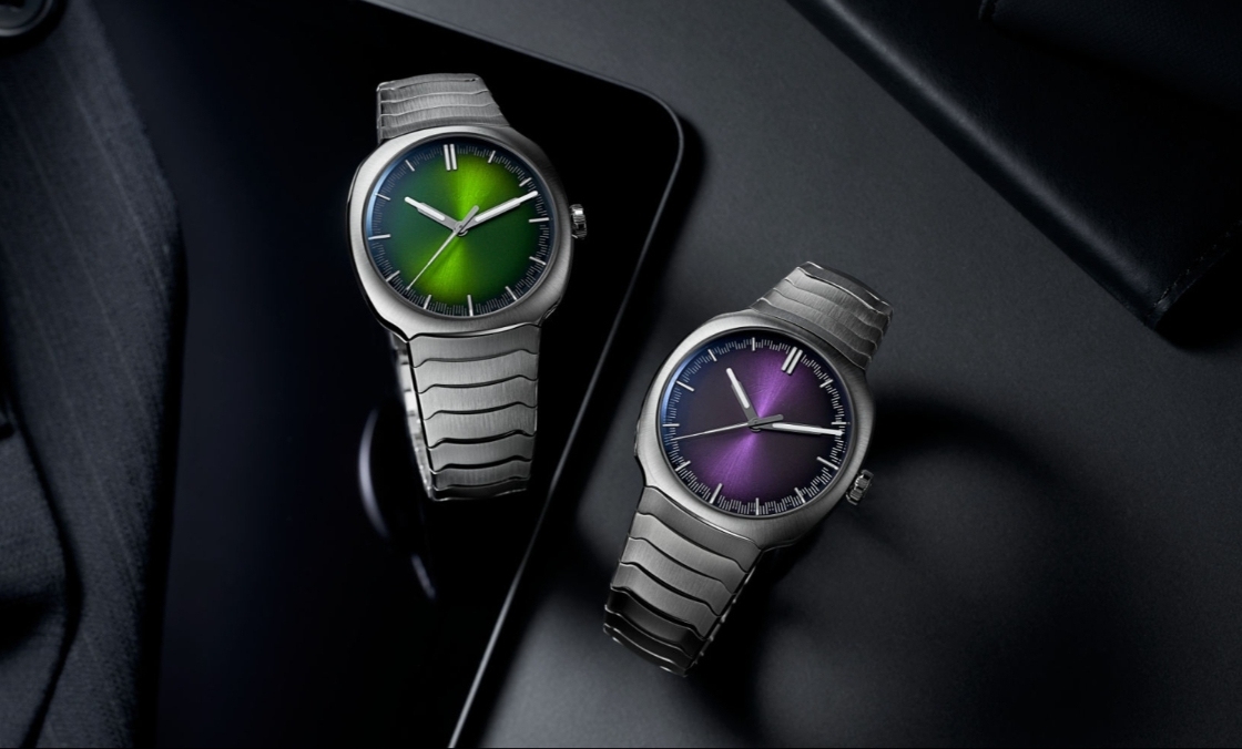 H. MOSER & CIE - STREAMLINER - 6201-1200 - 青龍升級回歸、夢幻紫色同步亮相|H. MOSER & CIE. Streamliner Centre Seconds Matrix Green