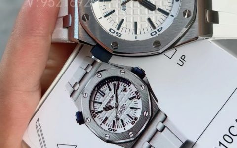 APS廠(chǎng)愛(ài)彼15710白盤(pán)四分之一藍(lán)橡樹(shù)手表細(xì)節(jié)做工怎么樣