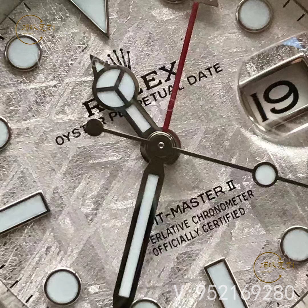 C+廠勞力士GMT格林尼治可樂圈隕石盤面做工細節怎么樣