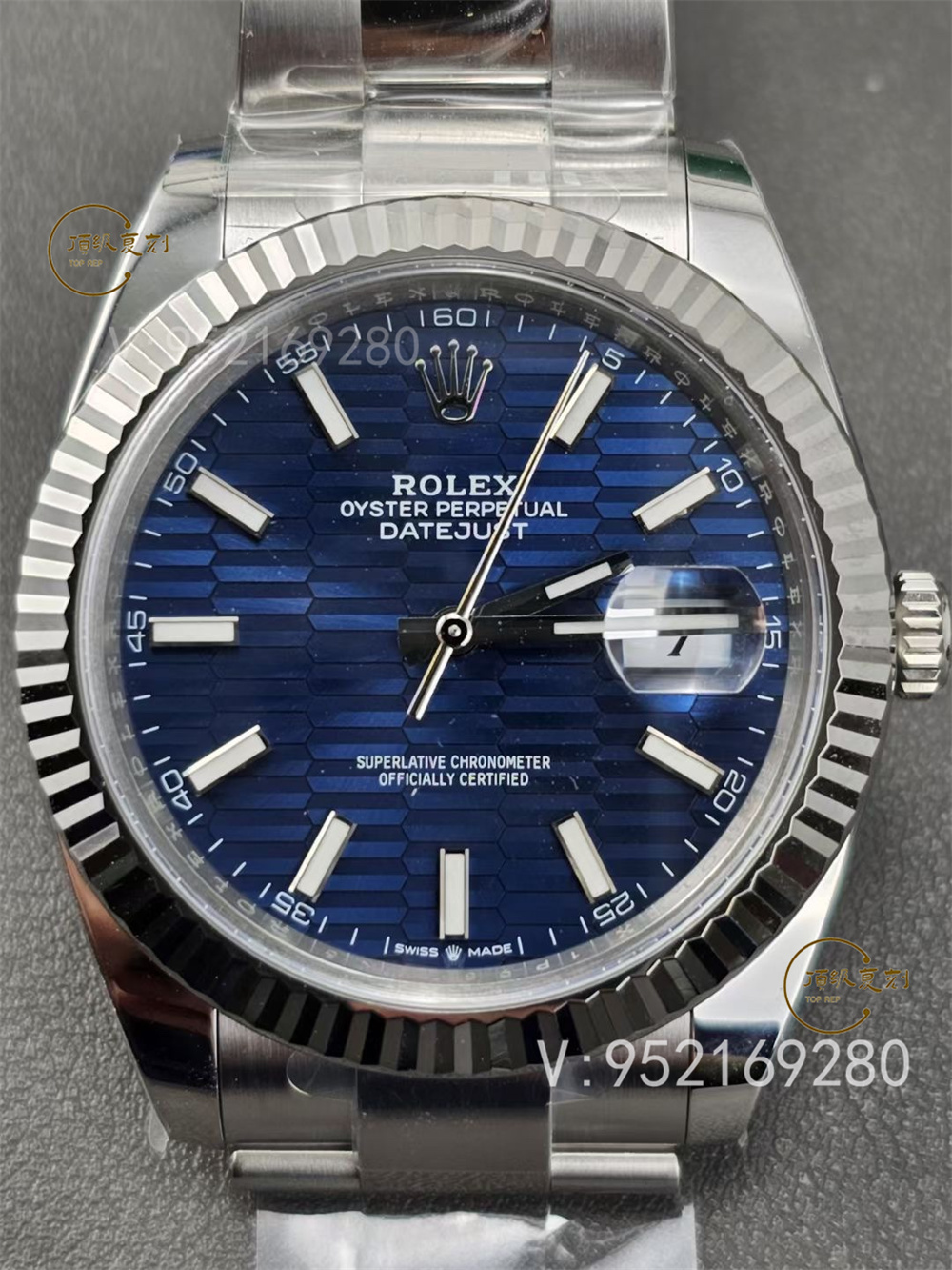 C廠Clean廠勞力士新品格紋(坑紋)盤41mm藍面日志126334腕表詳細評測