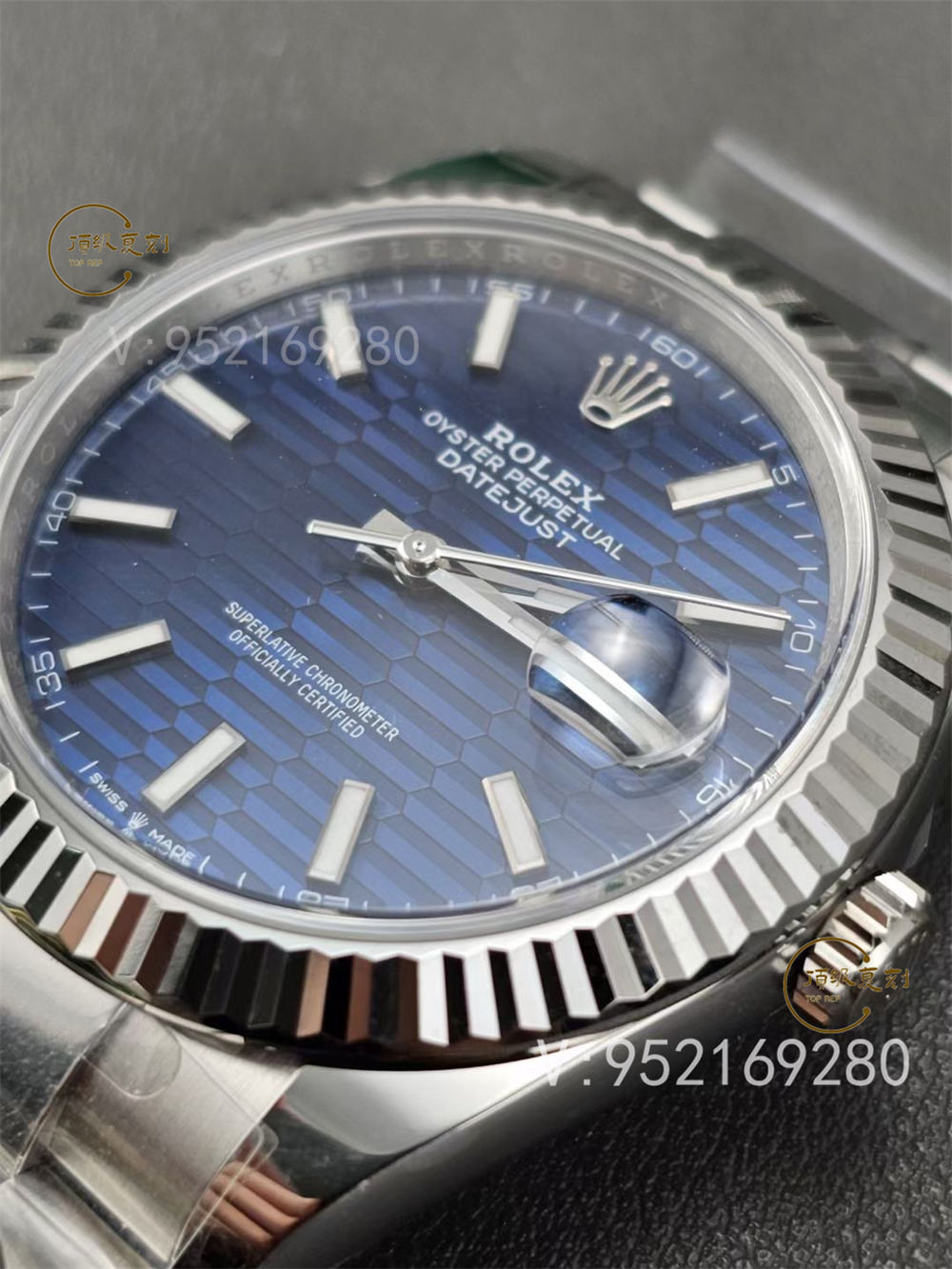 C廠Clean廠勞力士新品格紋(坑紋)盤41mm藍面日志126334腕表詳細評測