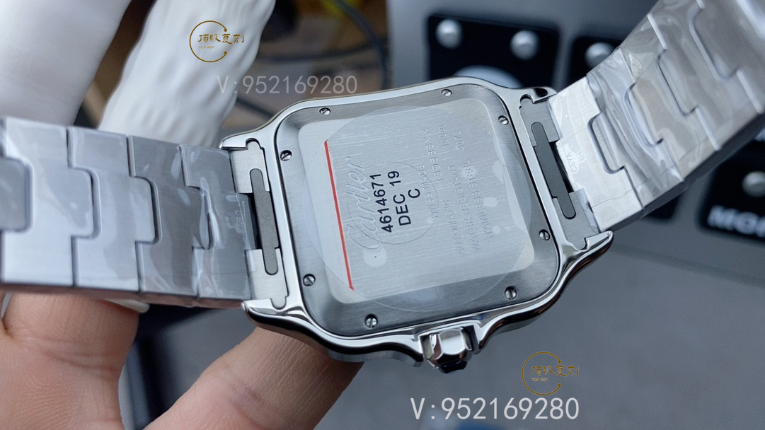 BV廠V2升級版卡地亞大號山度士WSSA0013孔雀藍腕表做工怎么樣