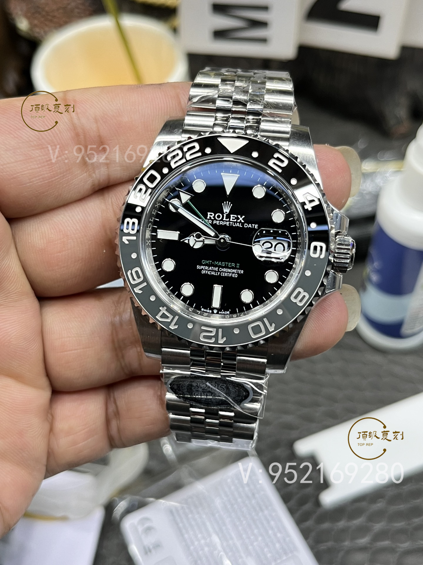 Clean廠C廠的勞力士格林尼治GMT 126710黑灰“皮蛋圈”新款深度測(cè)評(píng)與正品對(duì)比
