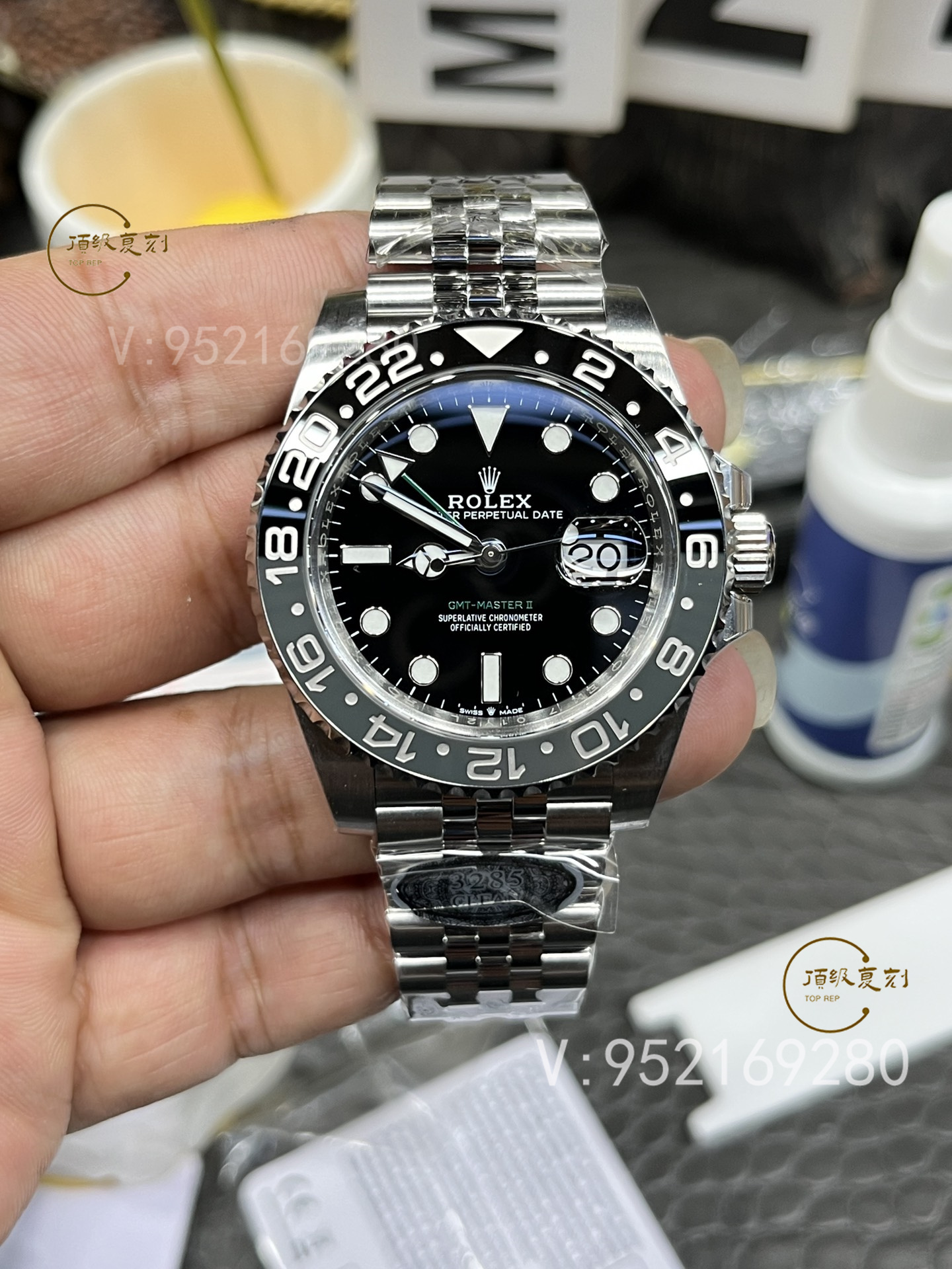 Clean廠C廠的勞力士格林尼治GMT 126710黑灰“皮蛋圈”新款深度測(cè)評(píng)與正品對(duì)比