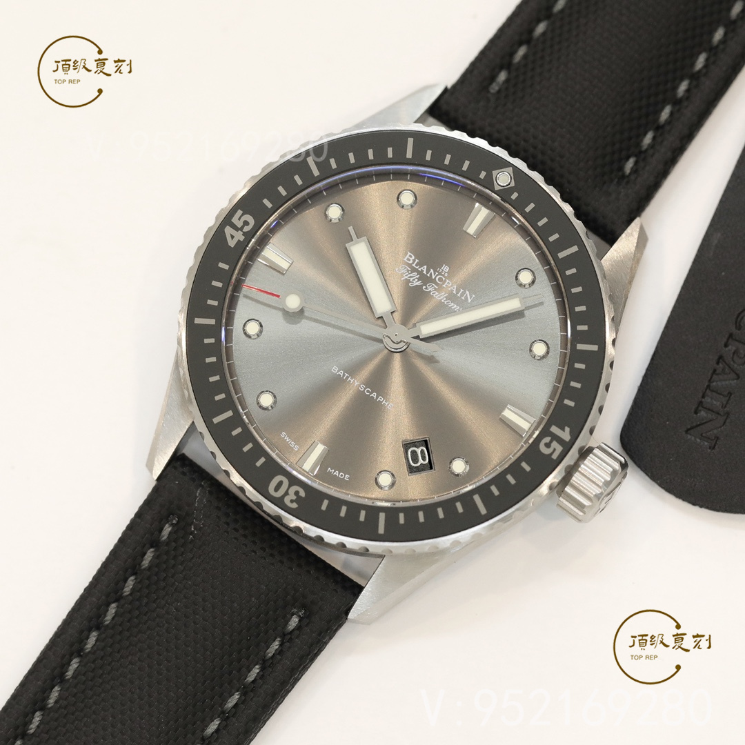 GF廠寶珀五十噚5000深潛器鋼款流星灰盤復(fù)刻表評(píng)測(cè)