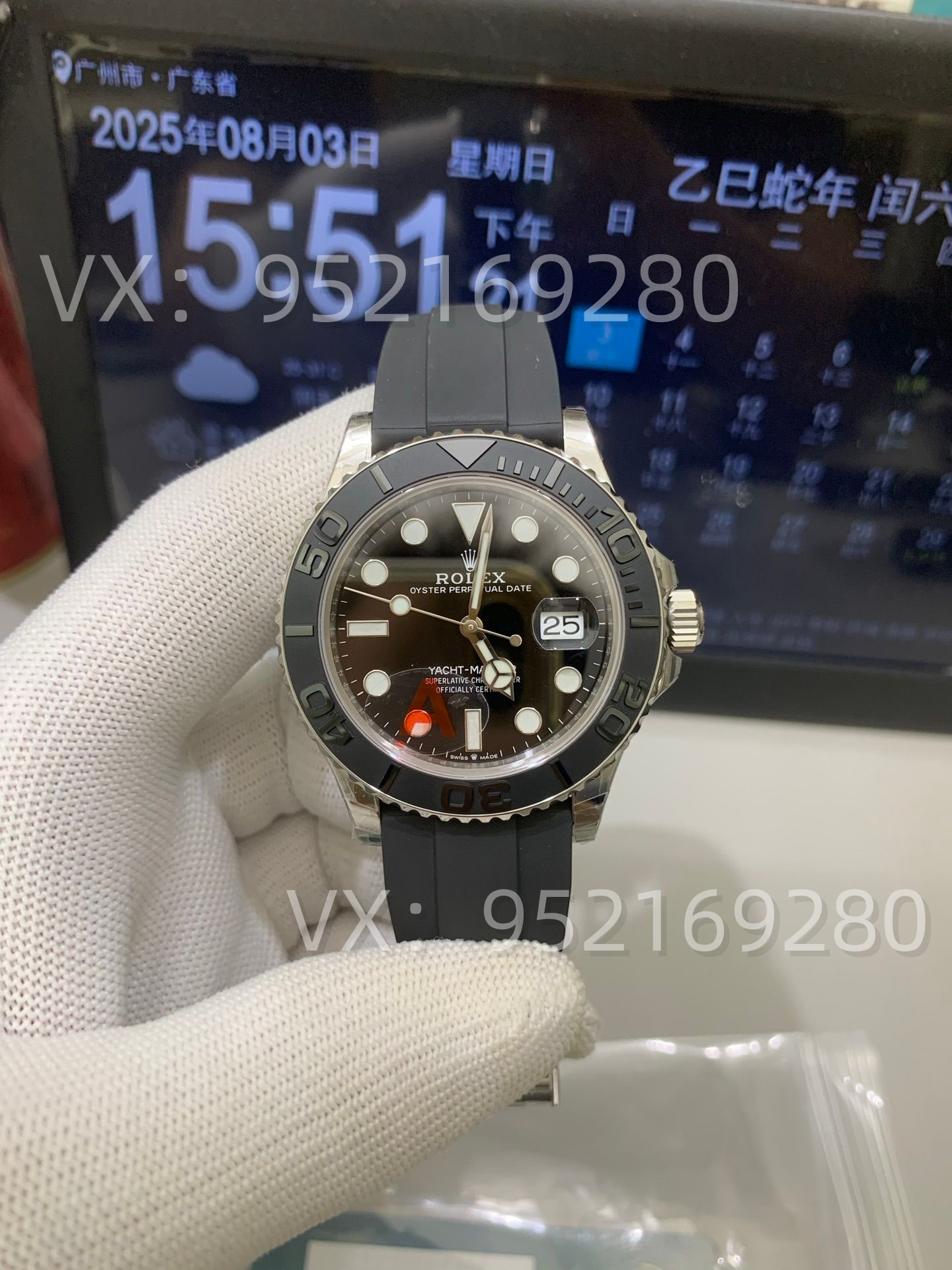 VS廠復(fù)刻勞力士白金游艇升級V3版怎么樣,配重149G丹東3235一體機芯
